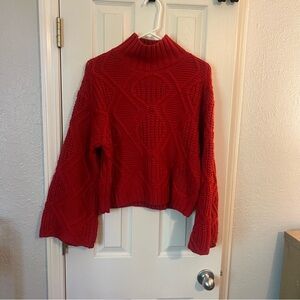 Sugar Lips red knit sweater